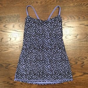 Lululemon Dance Warrior Tank Size 4 Black/Lullaby